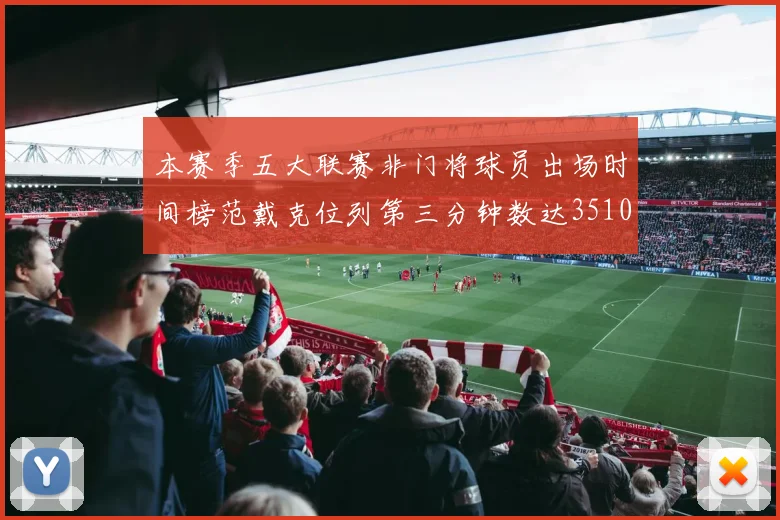 本赛季五大联赛非门将球员出场时间榜范戴克位列第三分钟数达3510